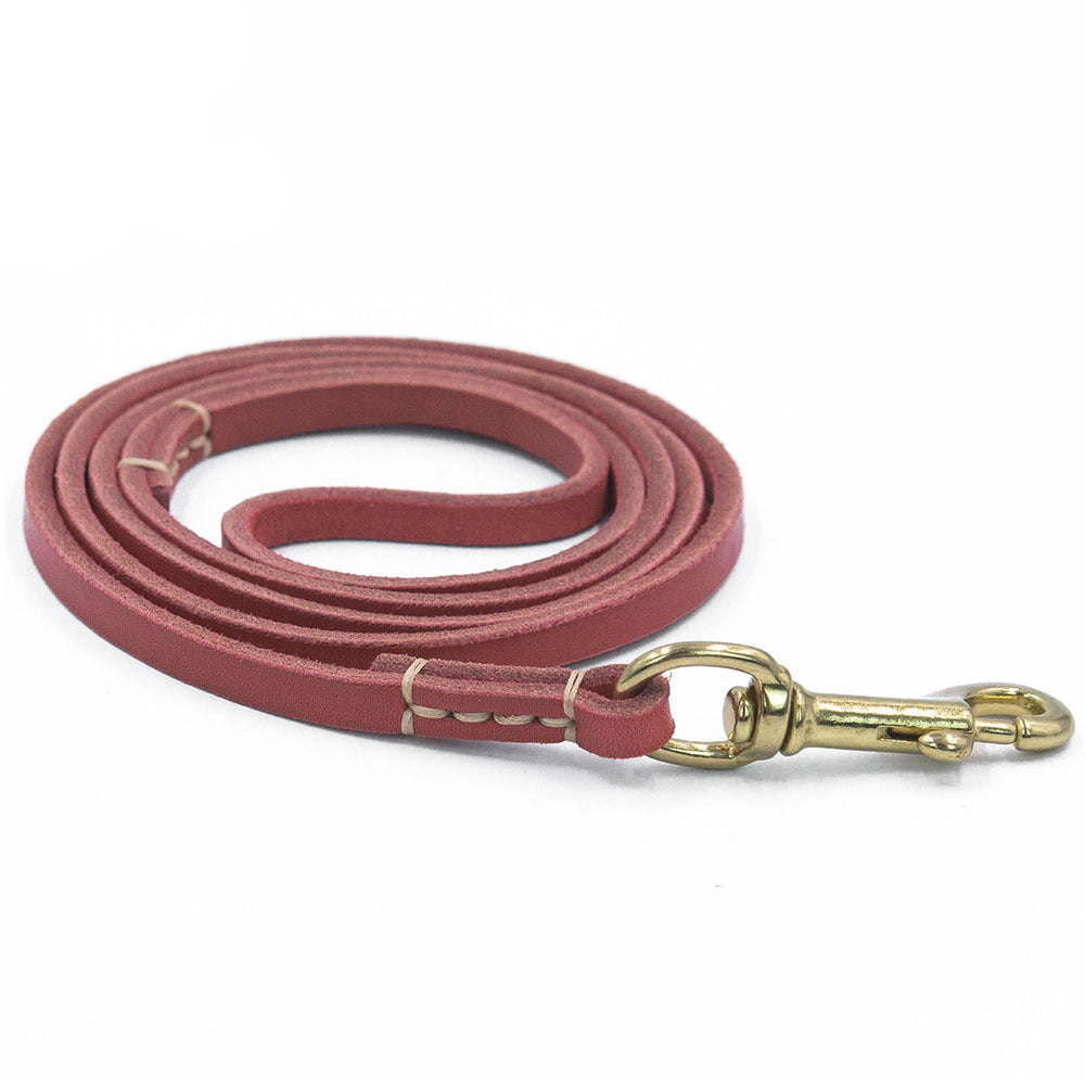 Correa de Cuero (Piel de Vaca) para Perro Pequeño y Mediano